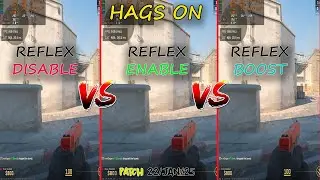 CS2 NVIDIA REFLEX DISABLE vs REFLEX ENABLE vs REFLEX ENABLE + BOOST: UPDATE 22/JAN/25