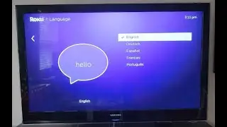 How to change the language on ROKU