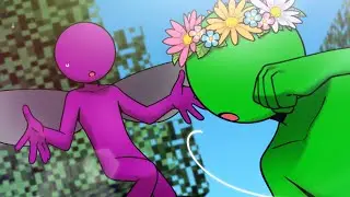 "Flower Crown💐~" - Animation vs. Minecraft Short Comic Dub! part 2