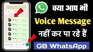 gb whatsapp voice message send problem | gb whatsapp not send voice message | GB WhatsApp settings