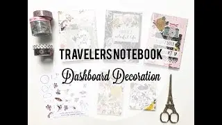 Traveler's Notebook Dashboard Deco using TPS April Kit