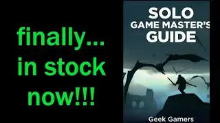 Solo GM Guide IN STOCK NOW!!!