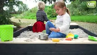 EXIT TOYS PIASKOWNICA DREWNIANA Z KUCHNIĄ | e-zabawkowo.pl