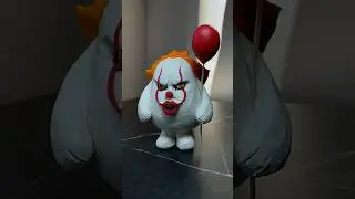 I made Grimace but he’s Pennywise😵 