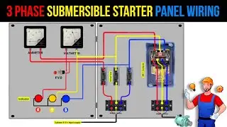 3 Phase Submersible Motor Starter Wiring Connection l 3 Phase Starter Wiring