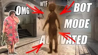 Pretended to a bot in MM! Montage - CS:GO