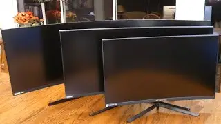 Monitor Size Comparison 27 Inch 16:9, 35 Inch 21:9, 49 Inch 32:9