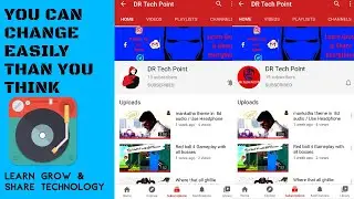 How to change YouTube logo in android