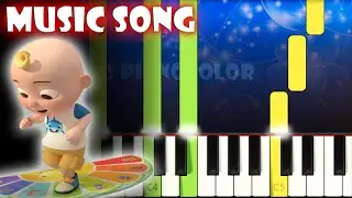 Music Song - Cocomelon Nursery Rhymes | Piano Tutorial | Karaoke