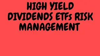 Risk MANAGEMENT in HIGH YIELD DIVIDEND ETFs. #yieldmax #Defiance #roundhill #neos #rexshares