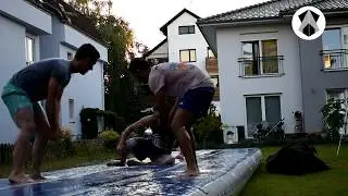 SLIP 'N' SLIDE AIRTRACK ACTION
