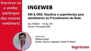 SIN & ONS: desafios e experiências para atendimento ao Procedimento de Rede