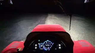 Ночная смена на К742пр и плуг Lemken Diamand 11