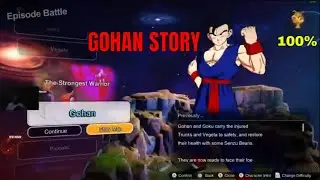 HOW TO COMPLETE GOHAN/GOHAN BLACK STORY SPARKING ZERO
