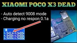Xiaomi Poco X3 Pro Auto Detect 9008 Mode | Charging 0.1 Ampere 
