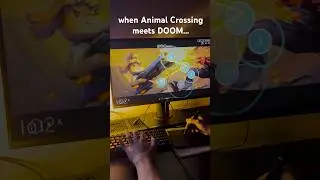 When Animal Crossing meets DOOM.. #osu #animalcrossing #shorts
