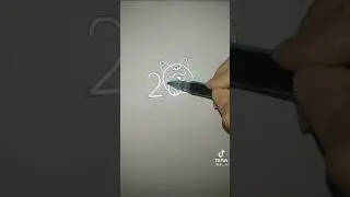 рисование кота из тик тока