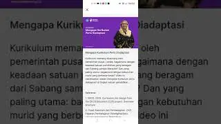 Cara Mengerjakan Materi pada Pelatihan Mandiri Platform Merdeka Mengajar