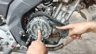 EXPLANATION OF THE VIXION'S ROUGH SOUND WHEN CLUTCH IS ENGAGED
