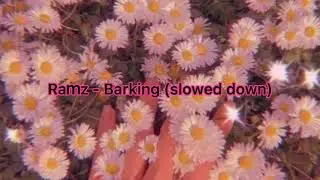 Ramz - Barking ( slowed down )