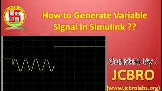 How to generate variable signal in Simulink ??