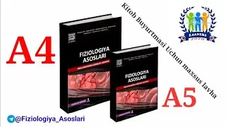 Fiziologiya Asoslari | A4 va A5 Formatda | Talabalar uchun | Maxsus Lavha