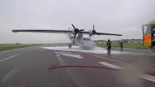 Emergency landing Catalina PH-PBY through the eyes of the Dutch fire brigade