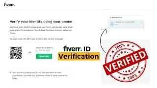 How To Verify Fiverr Account - Fiverr Id Verification Process || 💯 Verified
