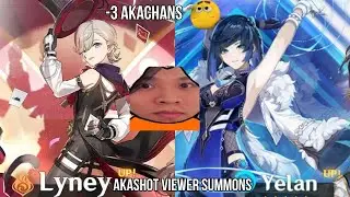 akashot ruining viewers account with these yelan and lyney pulls (very saddening)