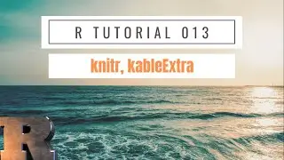 Designing tables in R with 