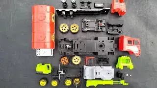 Assemble Toys. Sand Truck. Crane Truck.Trailer Truck