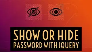 Show or Hide Password using JQuery