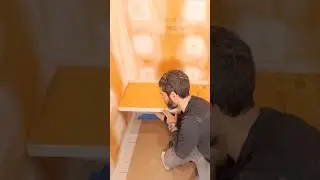 Floating Shower Bench Installation - 