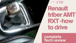 Renault triber RXT AMT drive review and how an automatic gearbox works for triber #renaulttriber