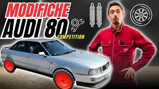 ASSETTO E CERCHI nuovi per l'Audi 80 Competition