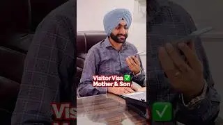 🇨🇦 Mother & Son #canada Visitor Visa ✅ #visasuccess #touristvisa #canadaimmigration #trending