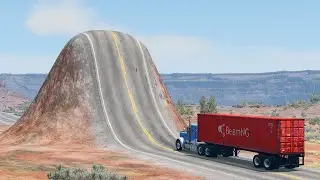 Cars vs Giant Bulge #3 – BeamNG.Drive