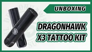 Dragonhawk X3 unboxing video!! Try this beginner tattoo kit