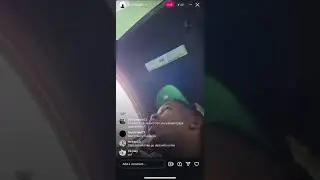 Javon Baker just got a Ticket and went Live on Instagram