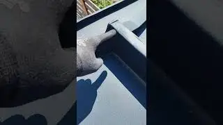 Узел надстенного желоба. #фальцеваякровля #falz #фальц