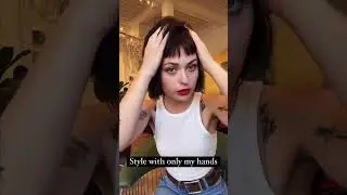 Razor-Cut Bob with Baby Bangs!