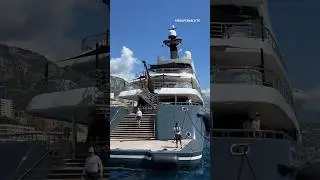 The excellent crew of superyacht Phoenix 2 docking in Monaco 🇲🇨