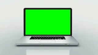 Green Screen Laptop Intro! Green Screen Subscribe Button Click No-Copyright Free 