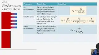 Heat Transfer - Chapter 3 - Fins, Arrays, and Their Performance