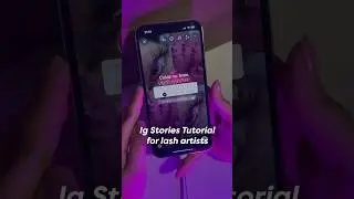 Creative Instagram Stories Idea For #lashartist #lashtech Credit: Ig@_pallomapirez #shorts