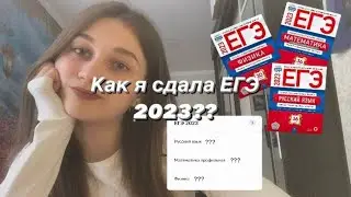 КАК Я СДАВАЛА ЕГЭ 2023 + реакция на баллы