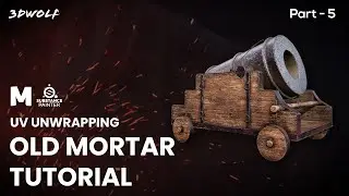 Maya Prop Modeling Tutorial | Creating An Old Mortar in Maya and Substance Painter | Part -  5