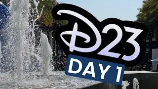 D23 day number 1 | Walking around the convention and big Disney announcements