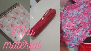 MEU MATÉRIAL ESCOLAR PARA 2023 MOSTREI TUDOO❤😍🥰