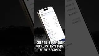 Create Mockups using This Figma Plugin in 30s! 